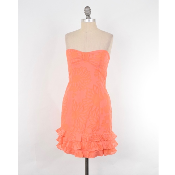 Lilly Pulitzer Dresses & Skirts - ❌SOLD❌Lilly Pulitzer Cotton Voile Strapless Sheath Dress